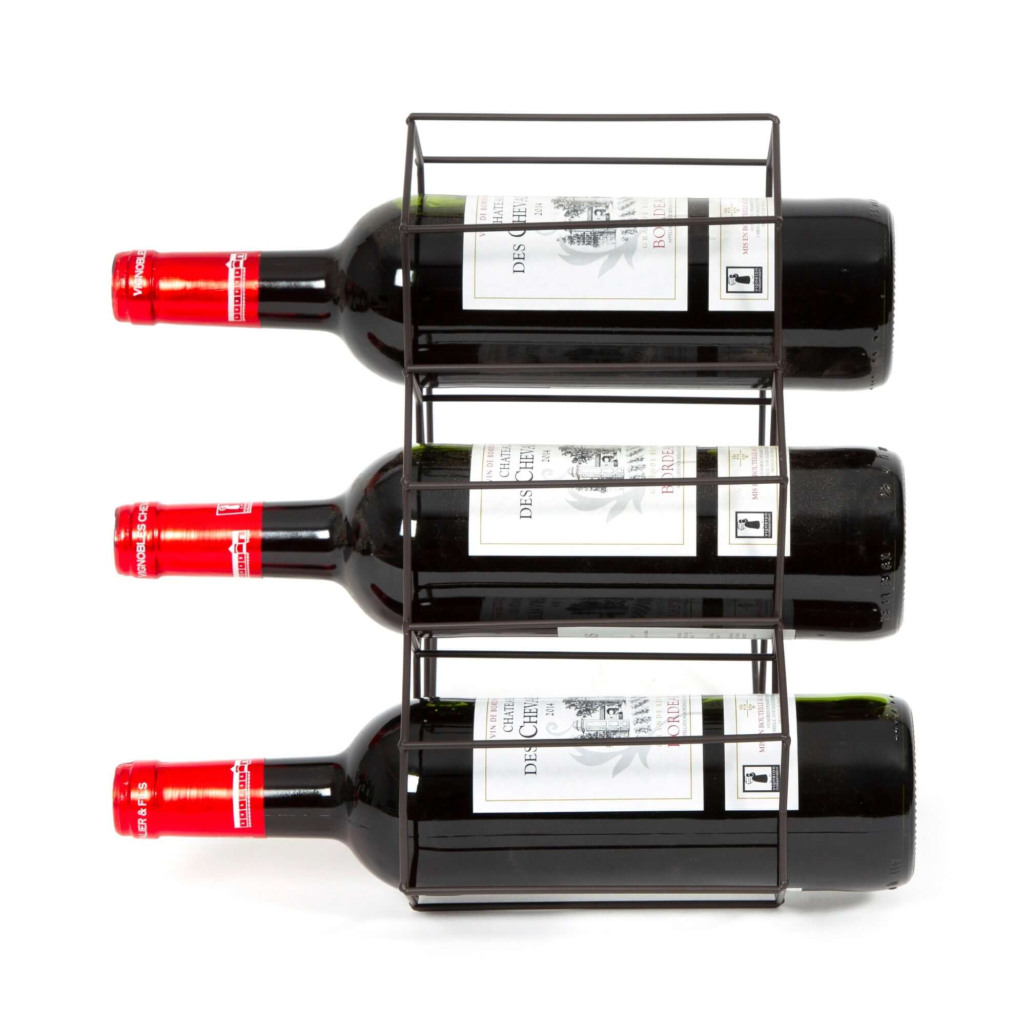 Range bouteilles en métal Hexa