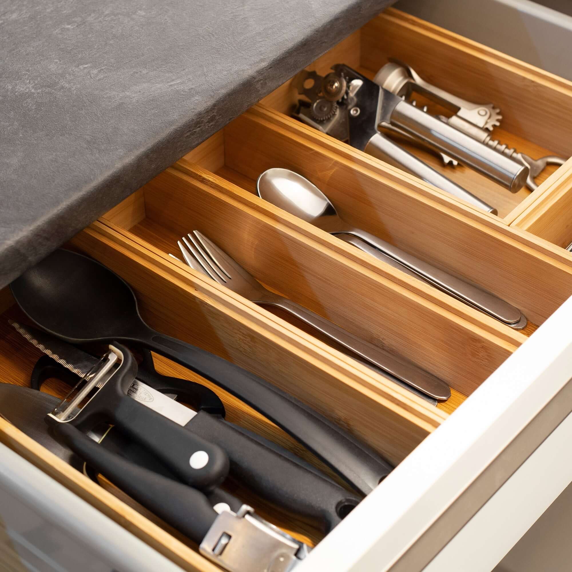 Caja de almacenamiento de bambú Osaka L