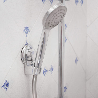 Support mural pour flexible de douche à ventouse Bestlock chrome