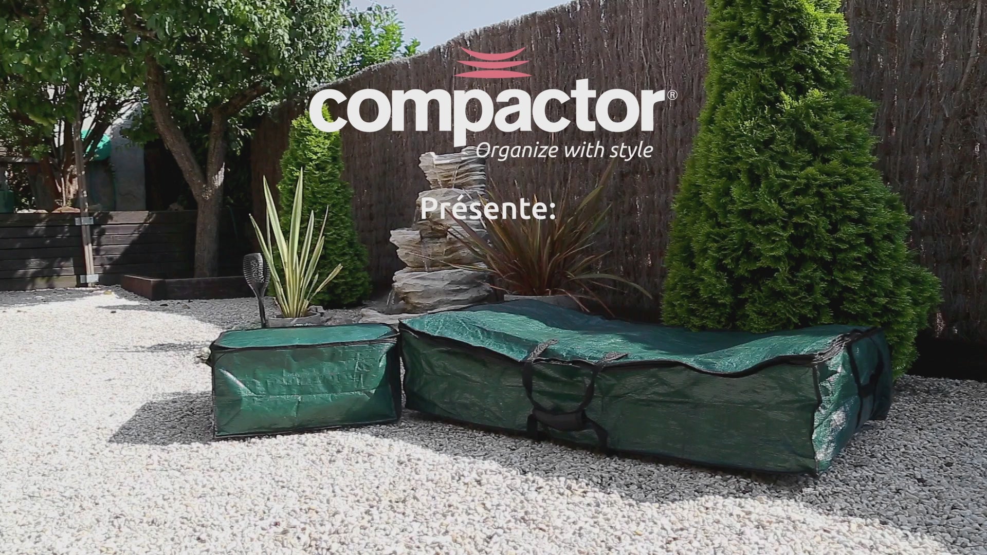 Charger la vidéo : Housse de rangement sous vide Garden