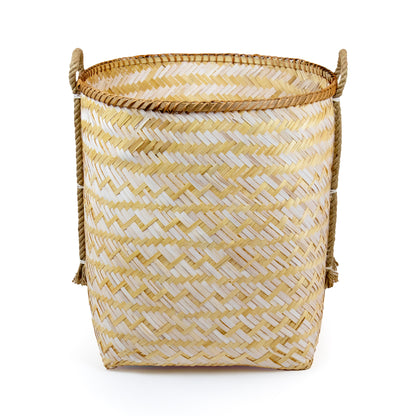 Set de 3 cestas de almacenamiento de bambú Koa