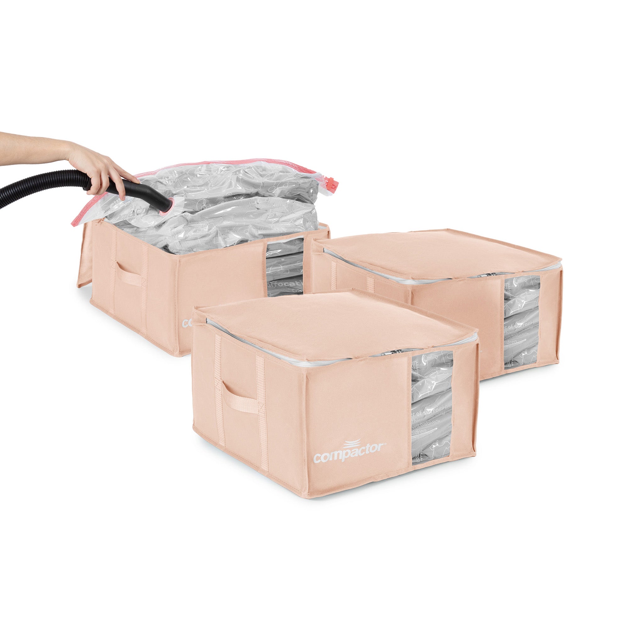 Lot de 3 housses sous vide M