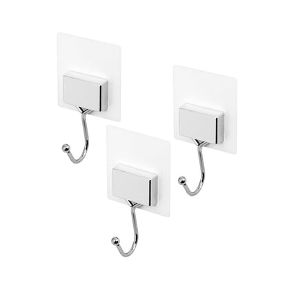 Set de 3 ganchos autoadhesivos de alta resistencia Bestlock Magic chrome