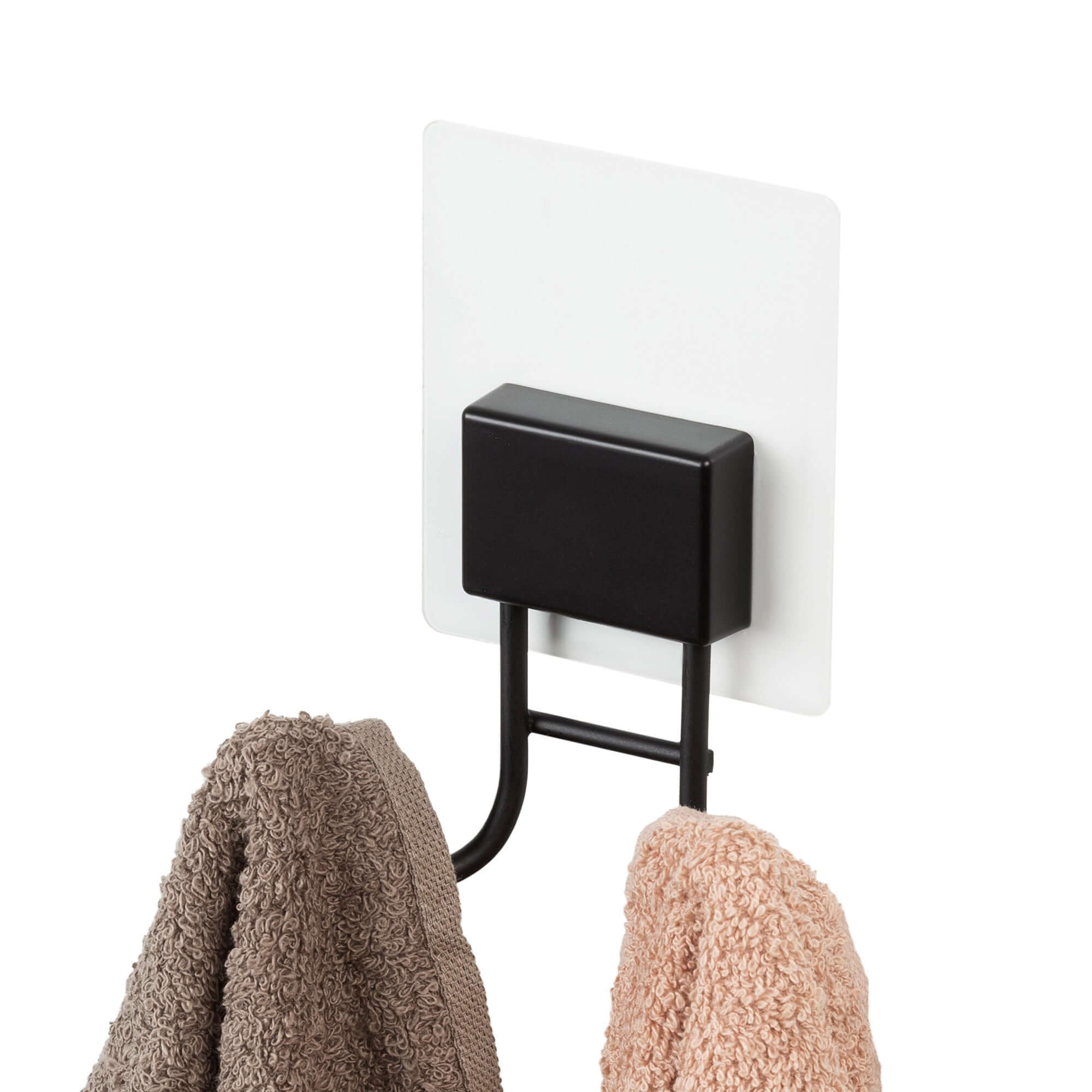 Bestlock Magic gancho doble autoadhesivo de alta resistencia negro