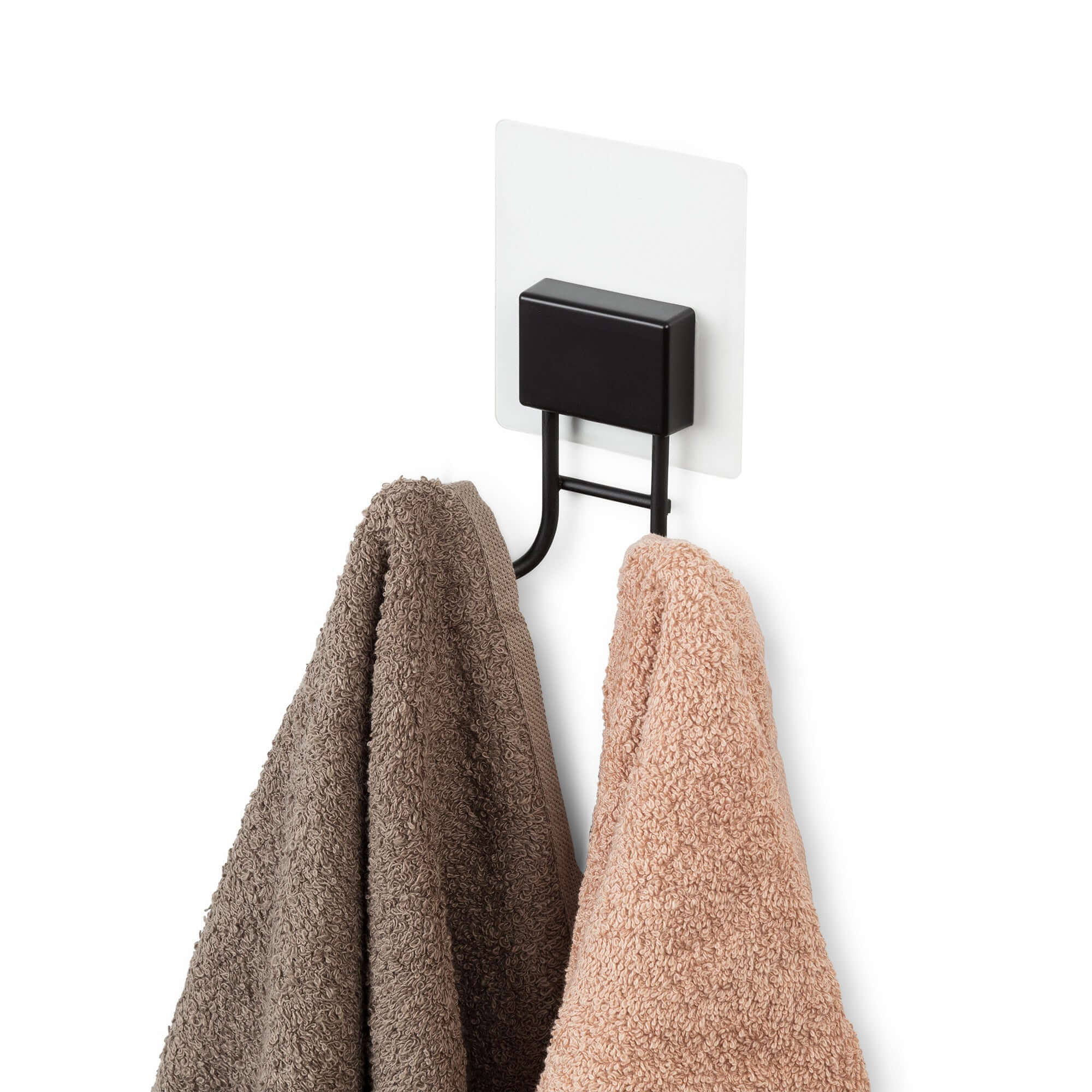 Bestlock Magic gancho doble autoadhesivo de alta resistencia negro