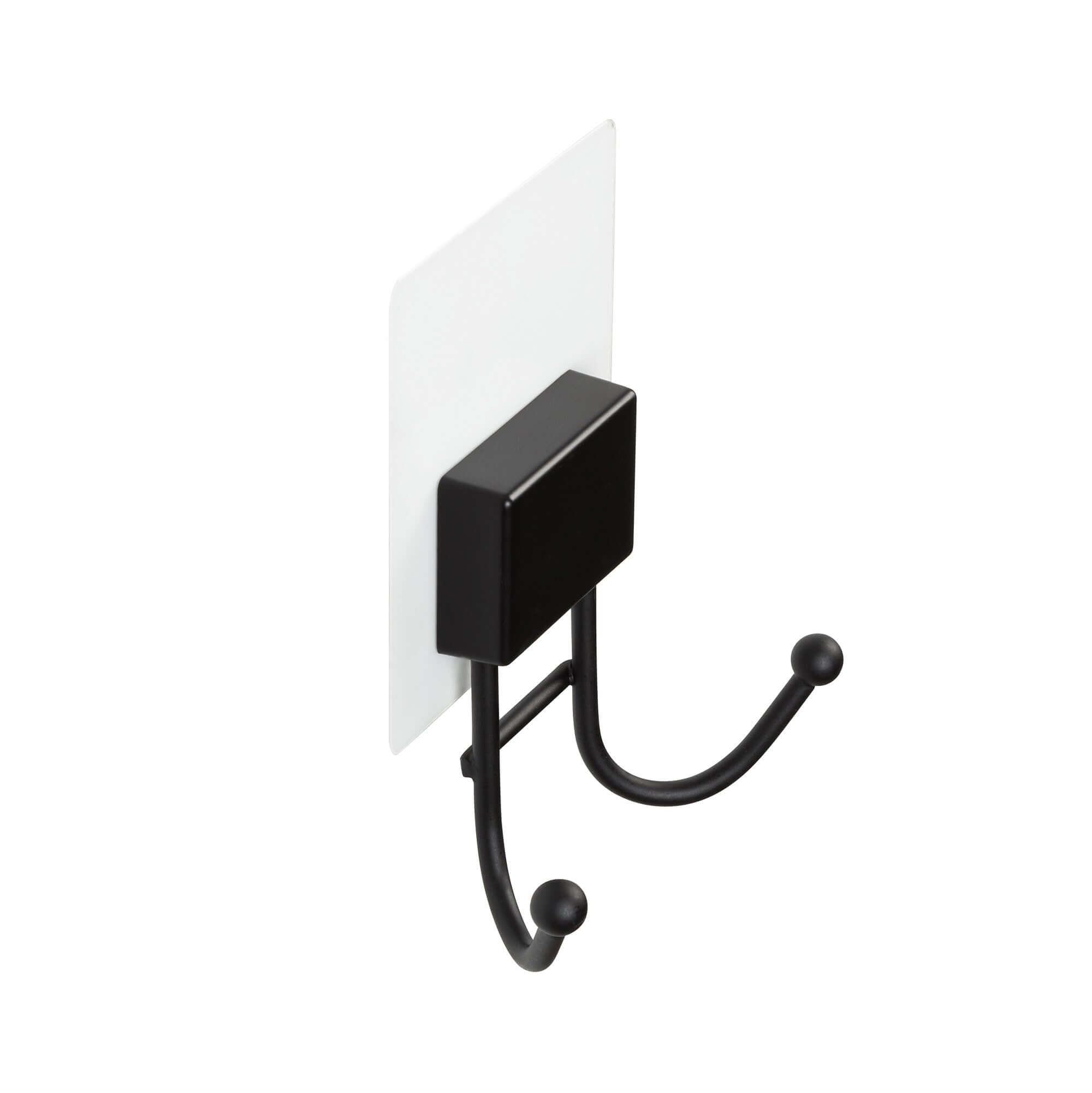 Bestlock Magic gancho doble autoadhesivo de alta resistencia negro