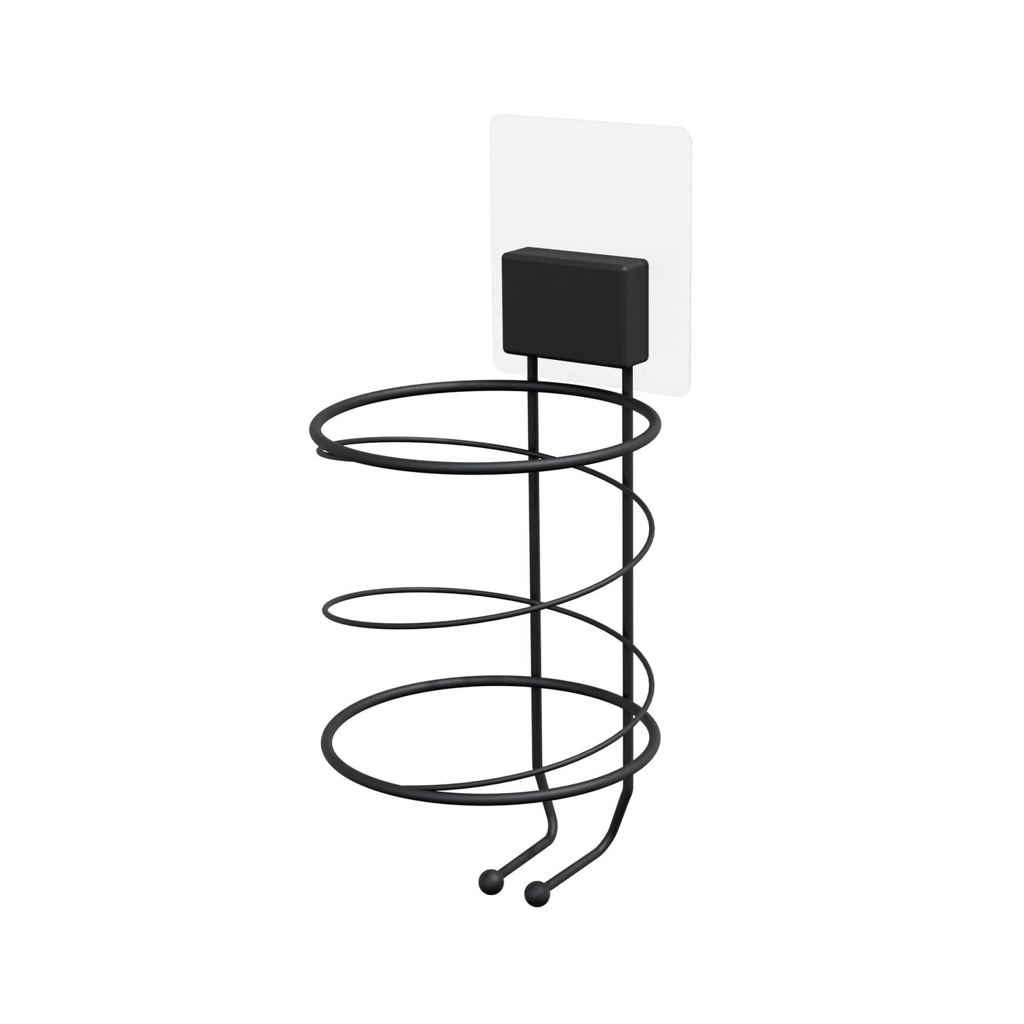 Bestlock Magic soporte secador de pelo autoadhesivo alta resistencia negro