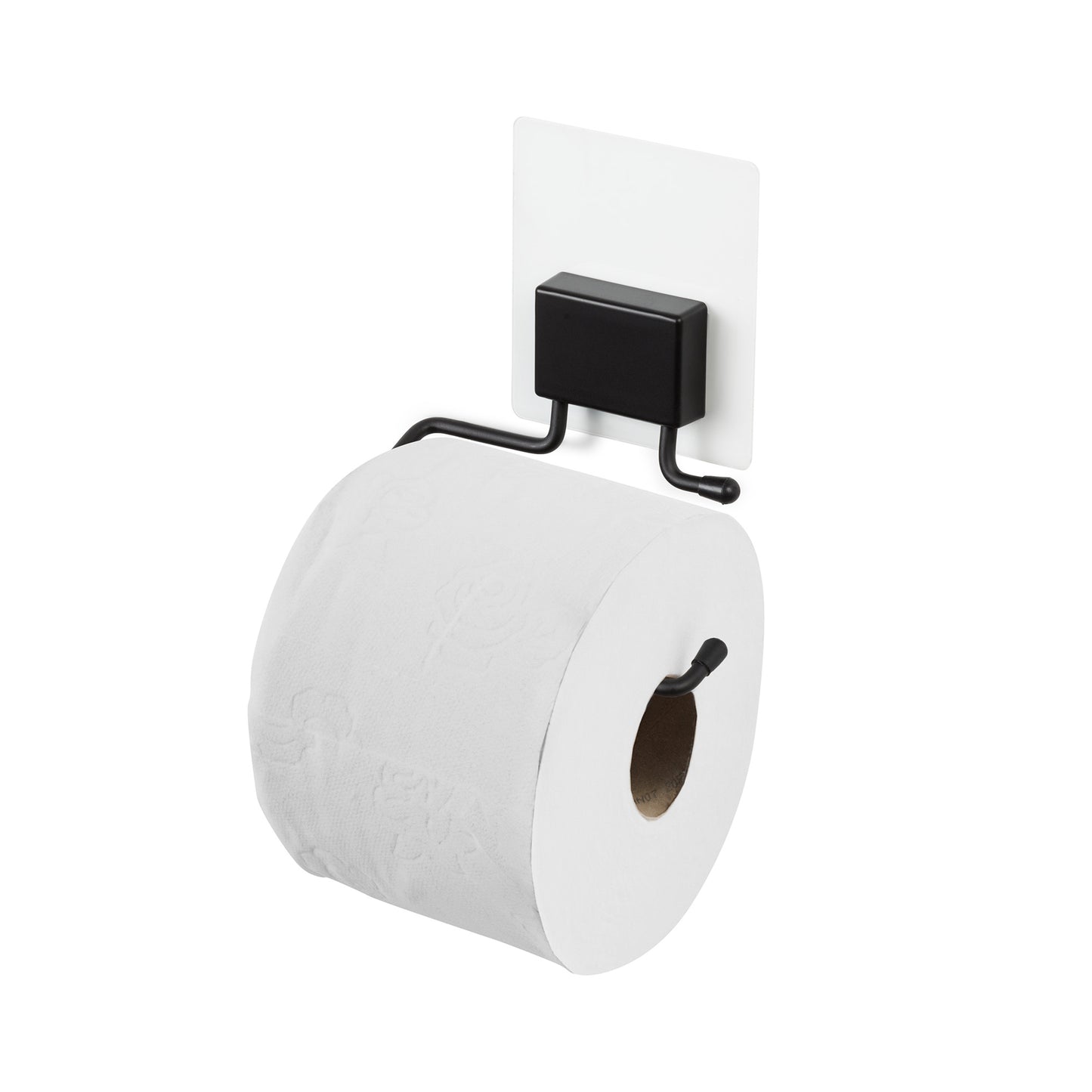 Bestlock Porte-papier toilette auto-adhésif, Noir, Unique