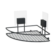 Etagère d'angle murale autoadhésive haute résistance Bestlock Magic noire