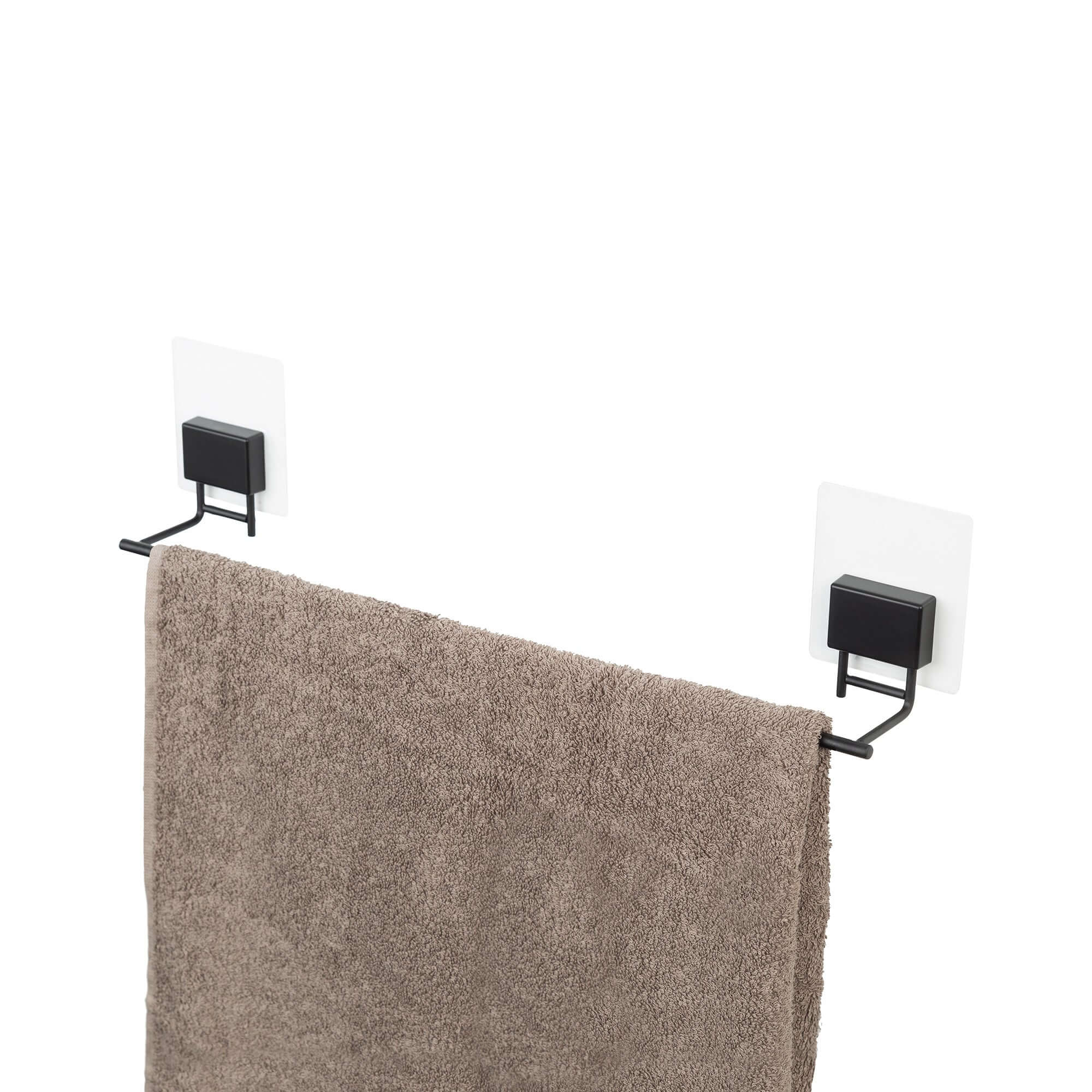 Porte serviettes autoadhésif haute résistance Bestlock Magic noir