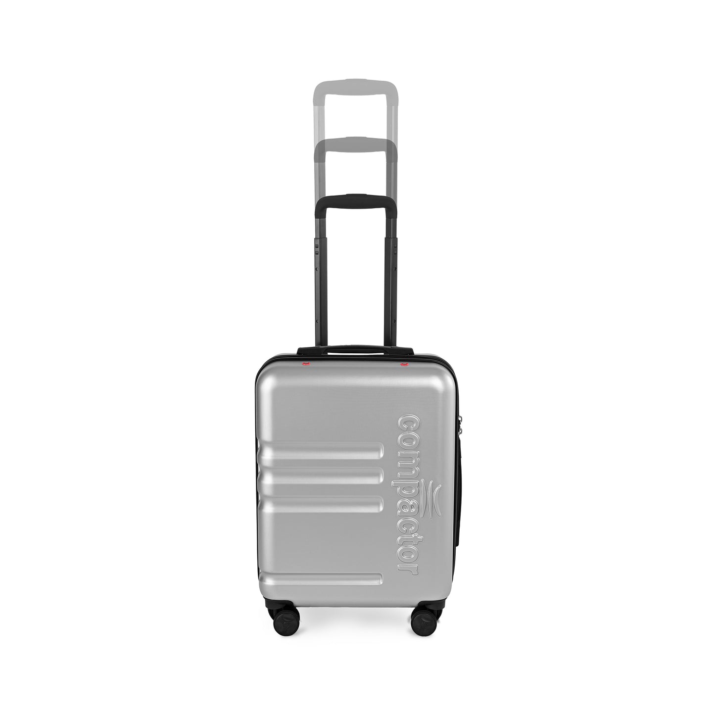 Set de 3 maletas híbridas Luna Cabine + L + XL Gris claro
