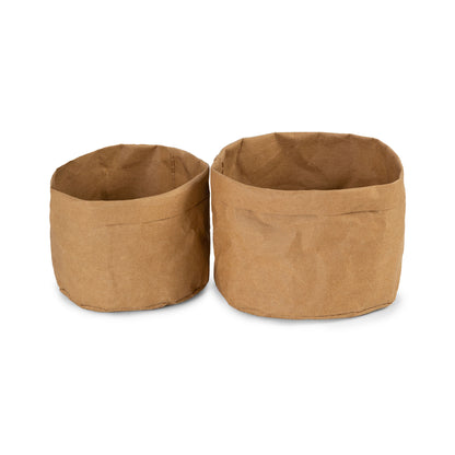 Set de 2 cestas suaves Ecologik beige