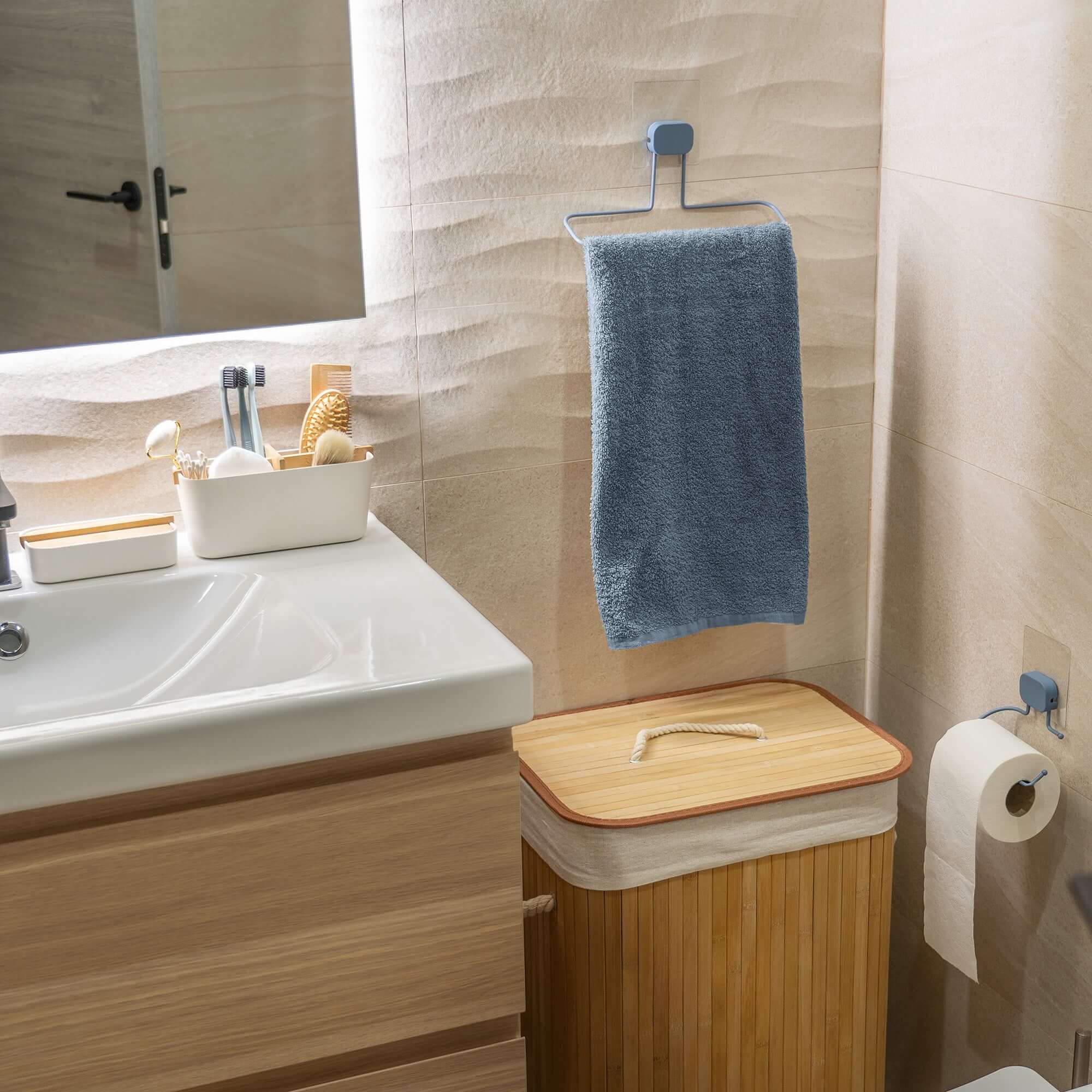 Porte serviettes adhésif sans perçage Grenå