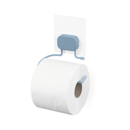 Porte papier toilette autoadhésif haute résistance Grenå bleu