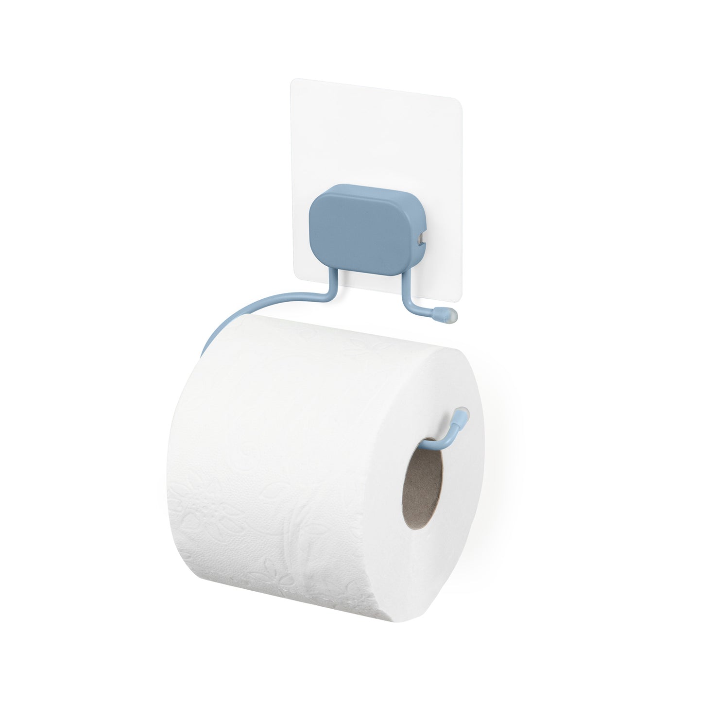 Porte papier toilette autoadhésif haute résistance Grenå bleu