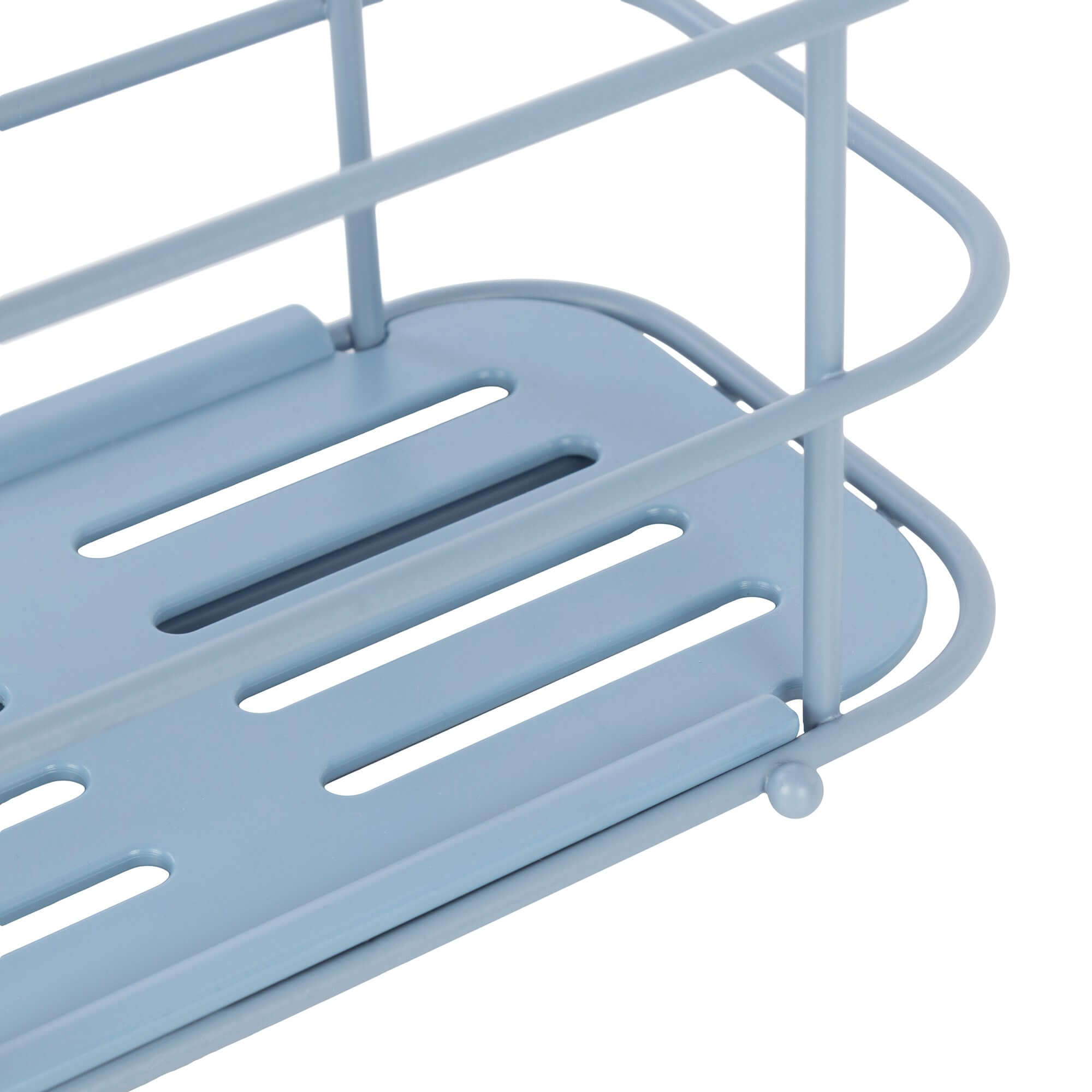 Cesta de almacenamiento de pared autoadhesiva de alta resistencia azul Grenå