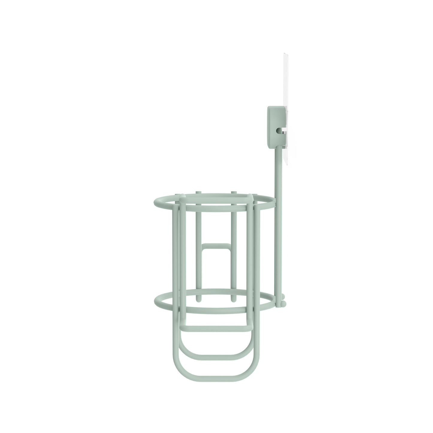 Soporte secador de pelo autoadhesivo de alta resistencia Grenå verde