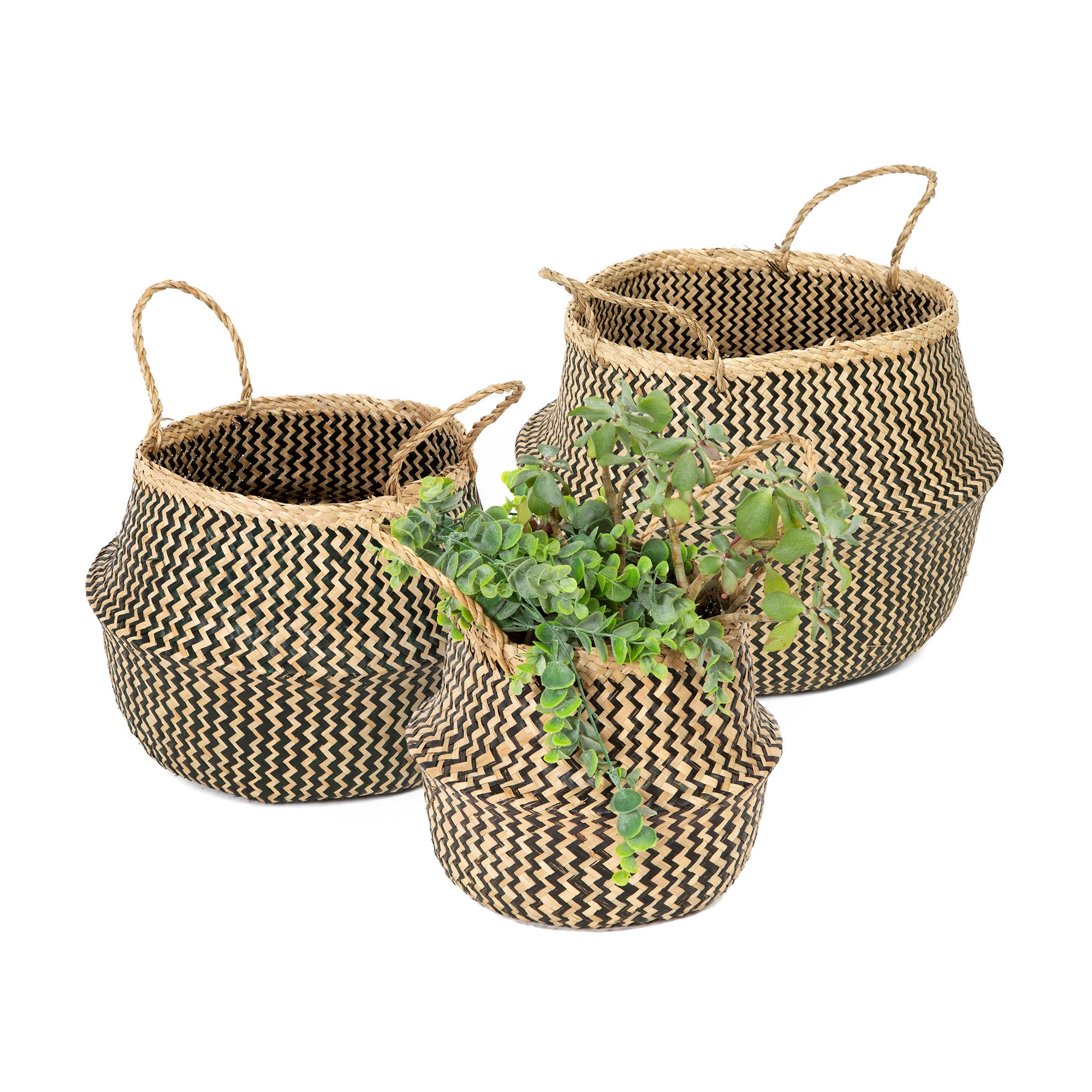 Lot 3 paniers de rangement Belly S-M-L
