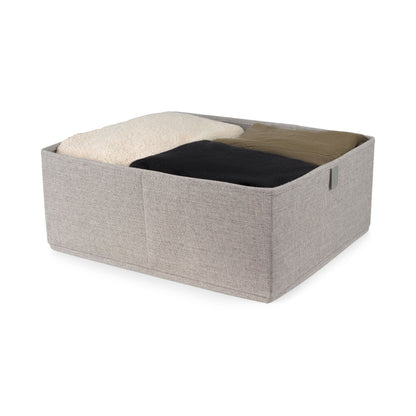 Caja de almacenamiento Oxford L gris