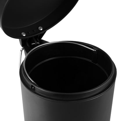 Grenå cubo de basura con pedal de 3 litros negro