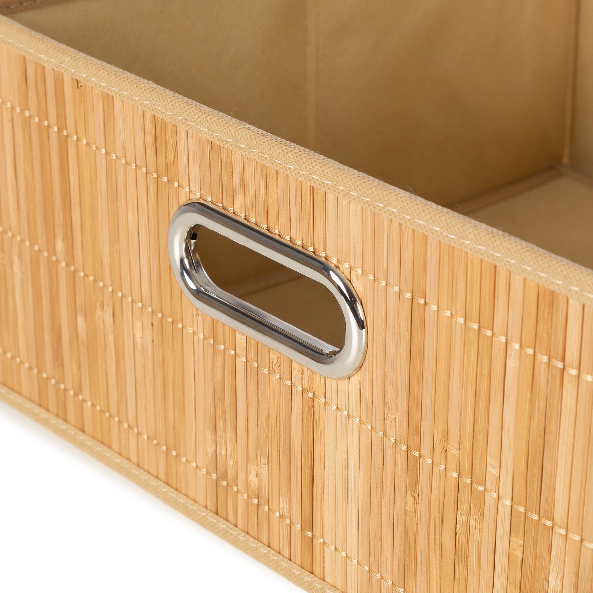 Panier de rangement en bambou Anji