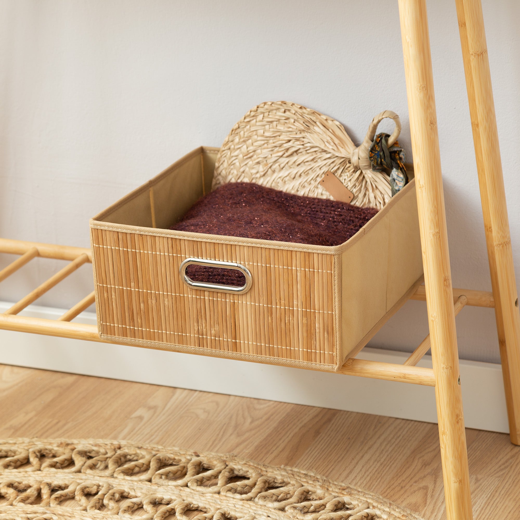 Panier de rangement en bambou Anji