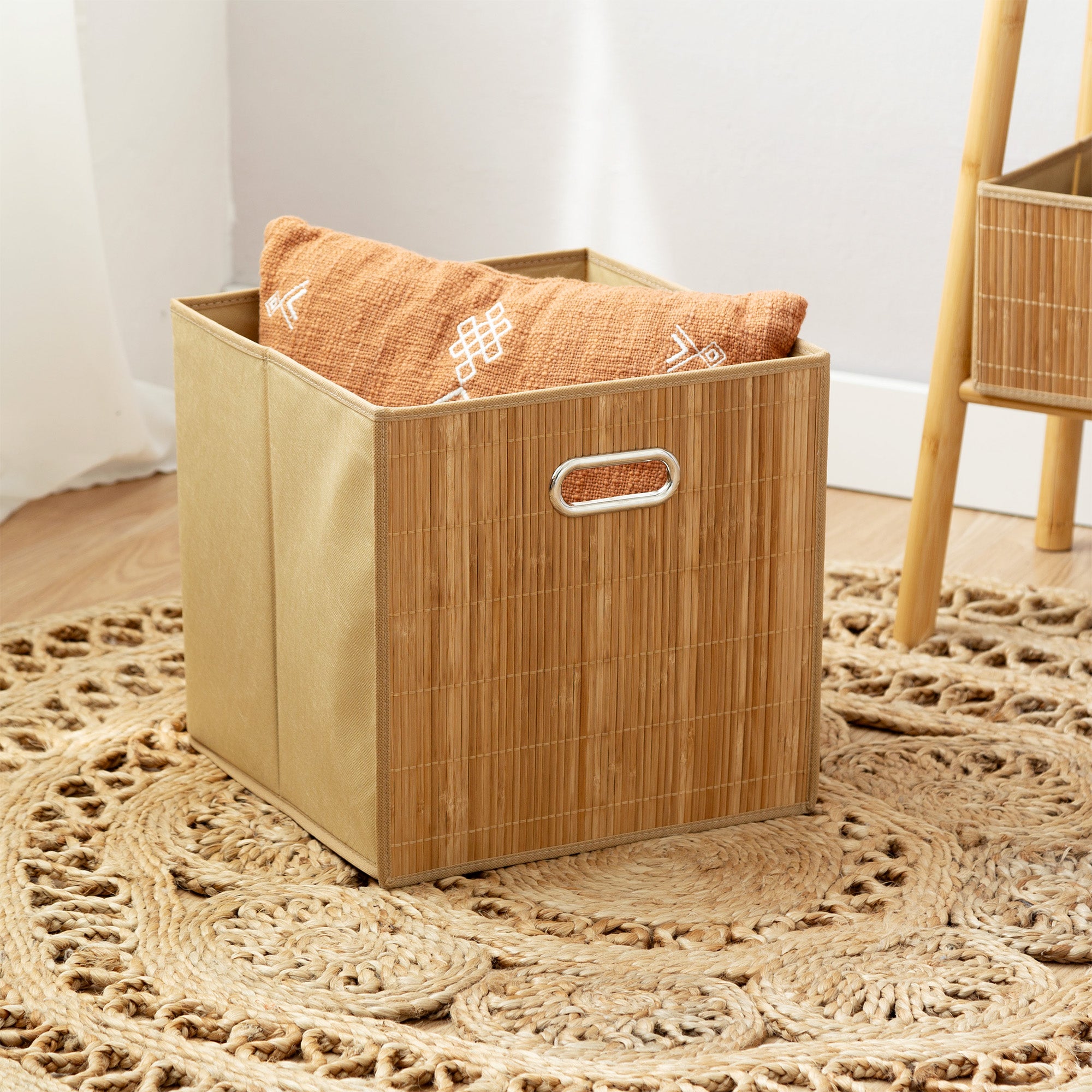 Panier de rangement en bambou Anji