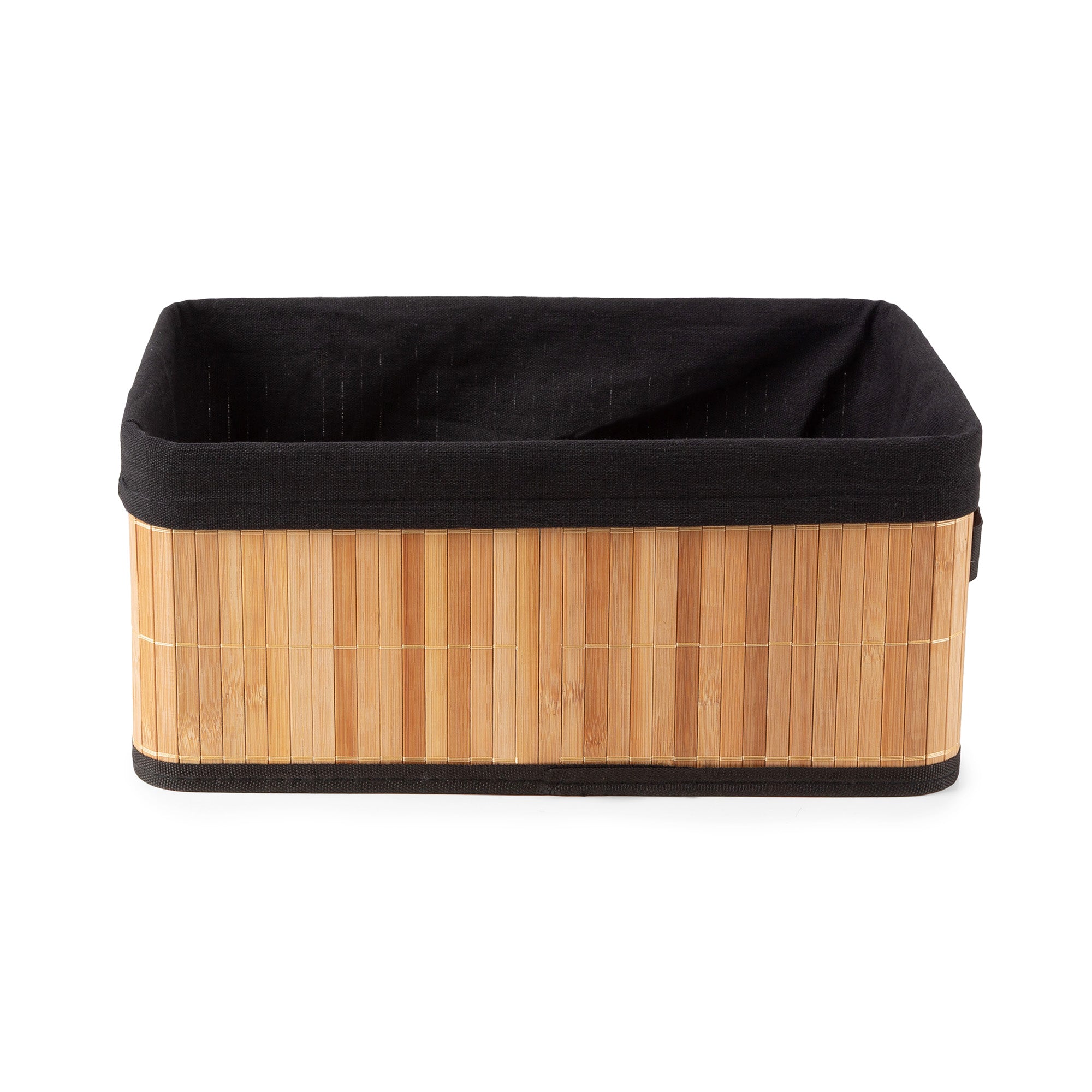 Panier de rangement pliable en bambou