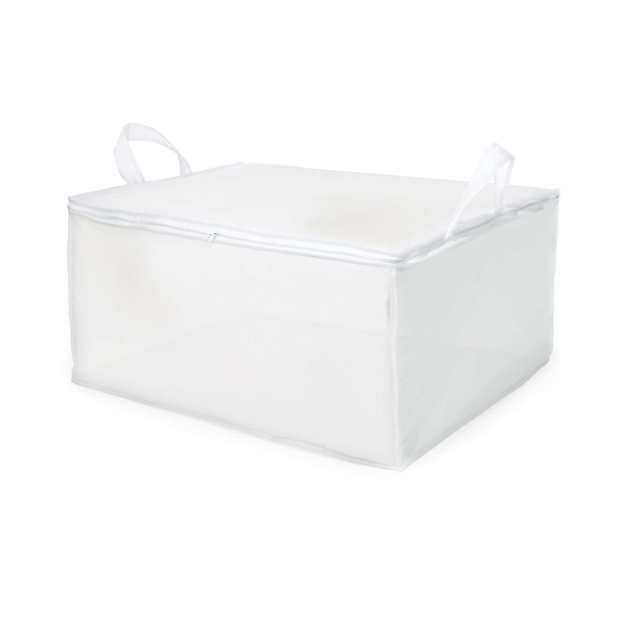 Housse de rangement pour couette Milky blanche