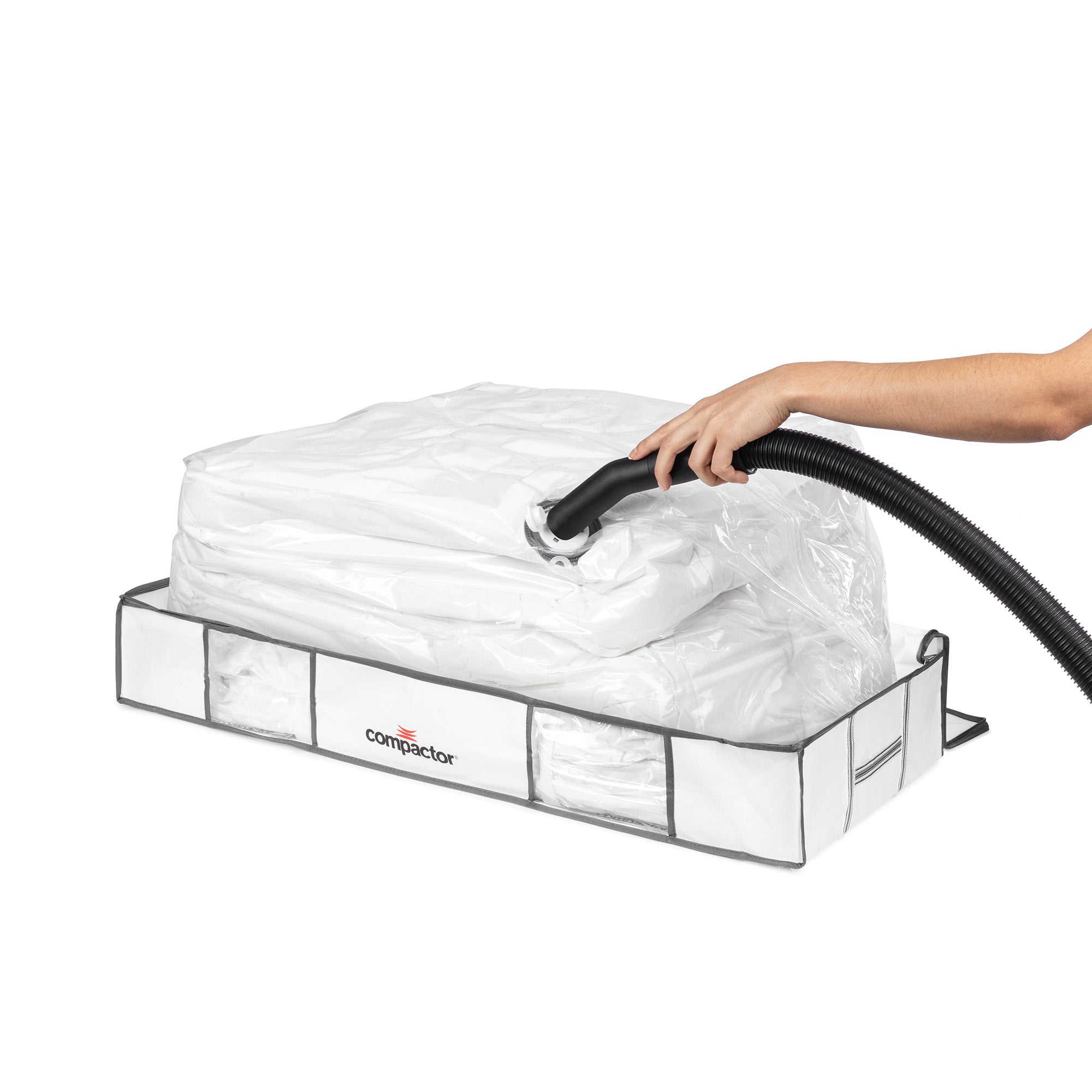 Life Housse de rangement sous vide Blanc XL Gagnez jusqu a 75 d espace Compactor