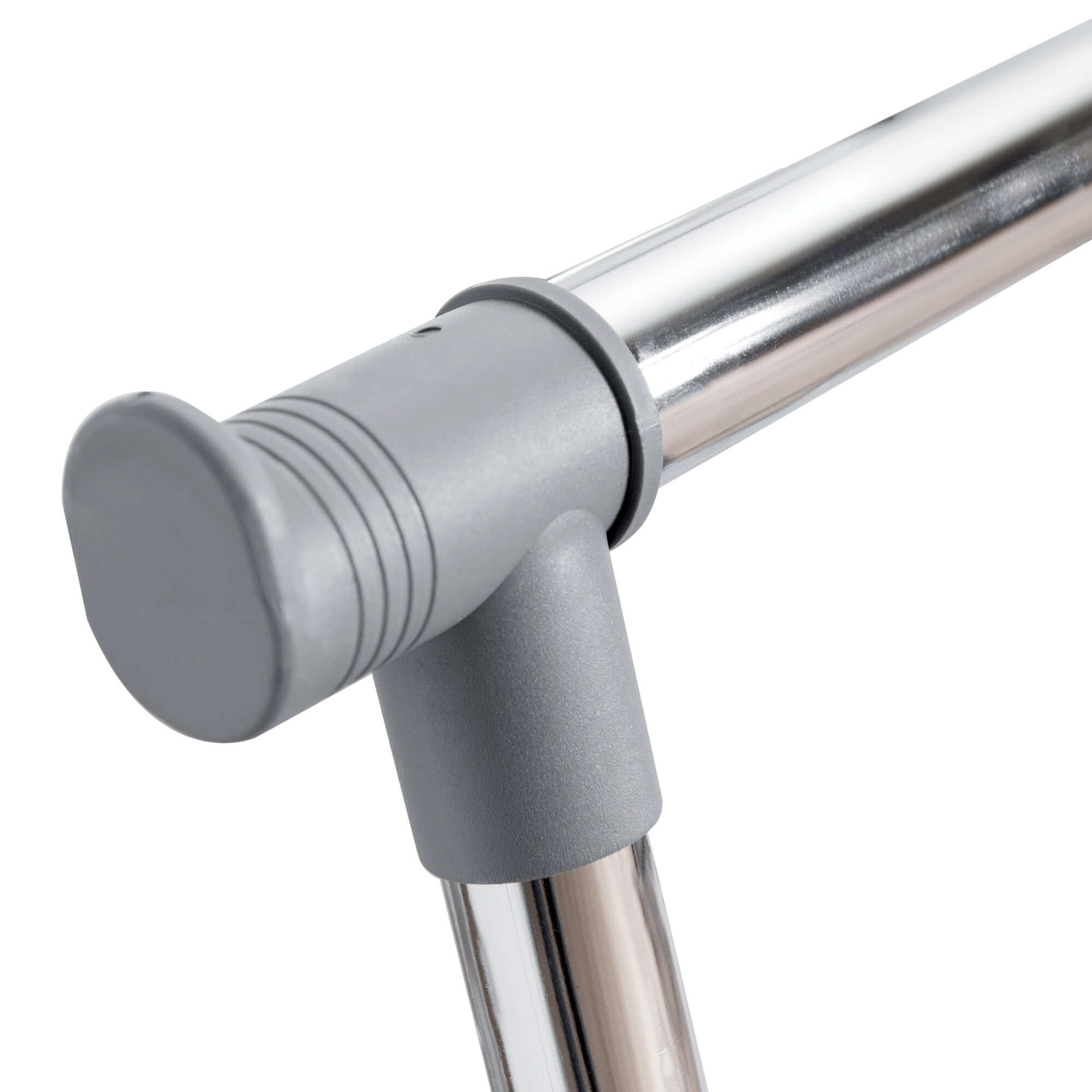 Portant pour vêtements à roulettes en métal Loft gris