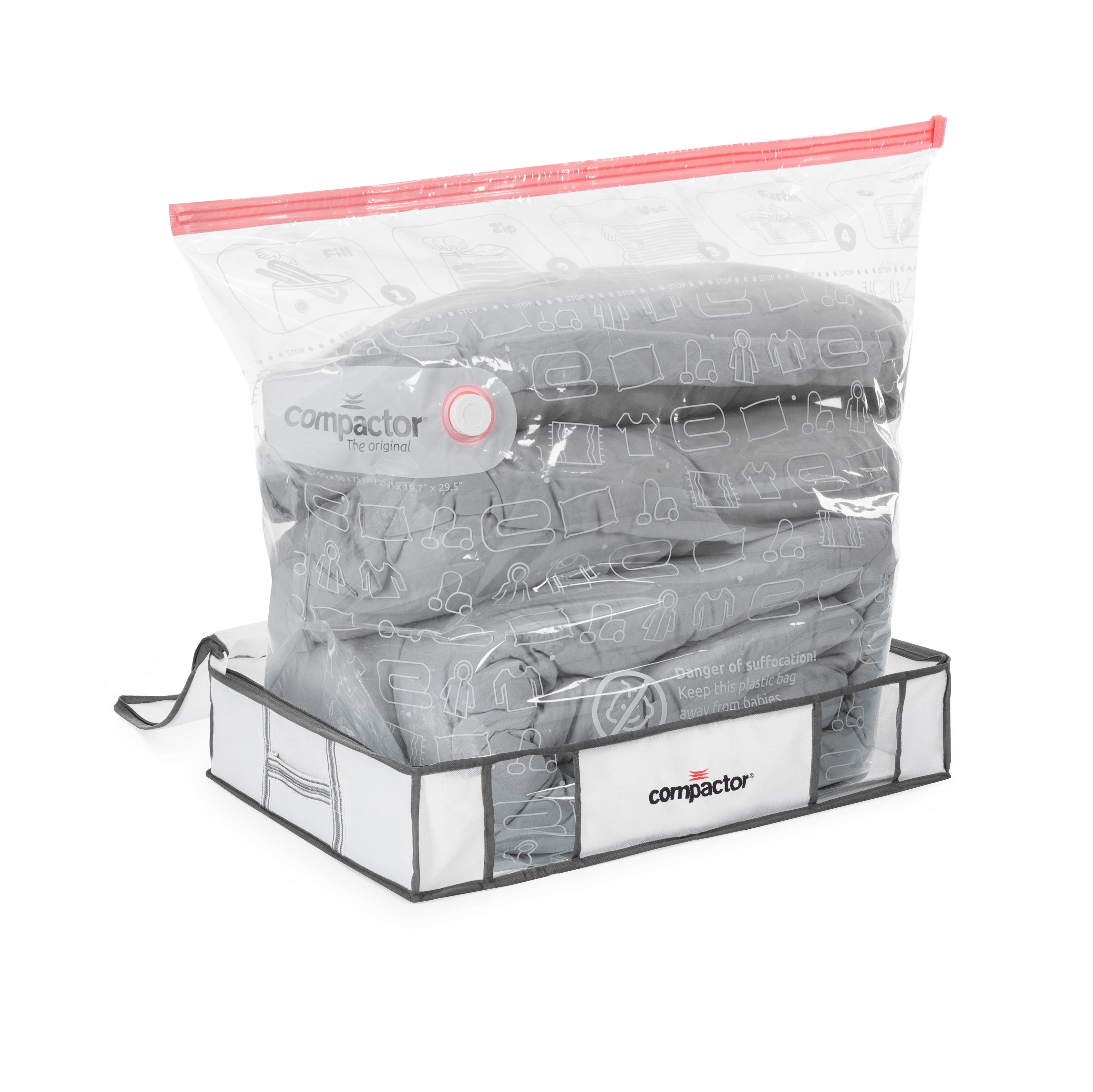 Housse de rangement sous vide L