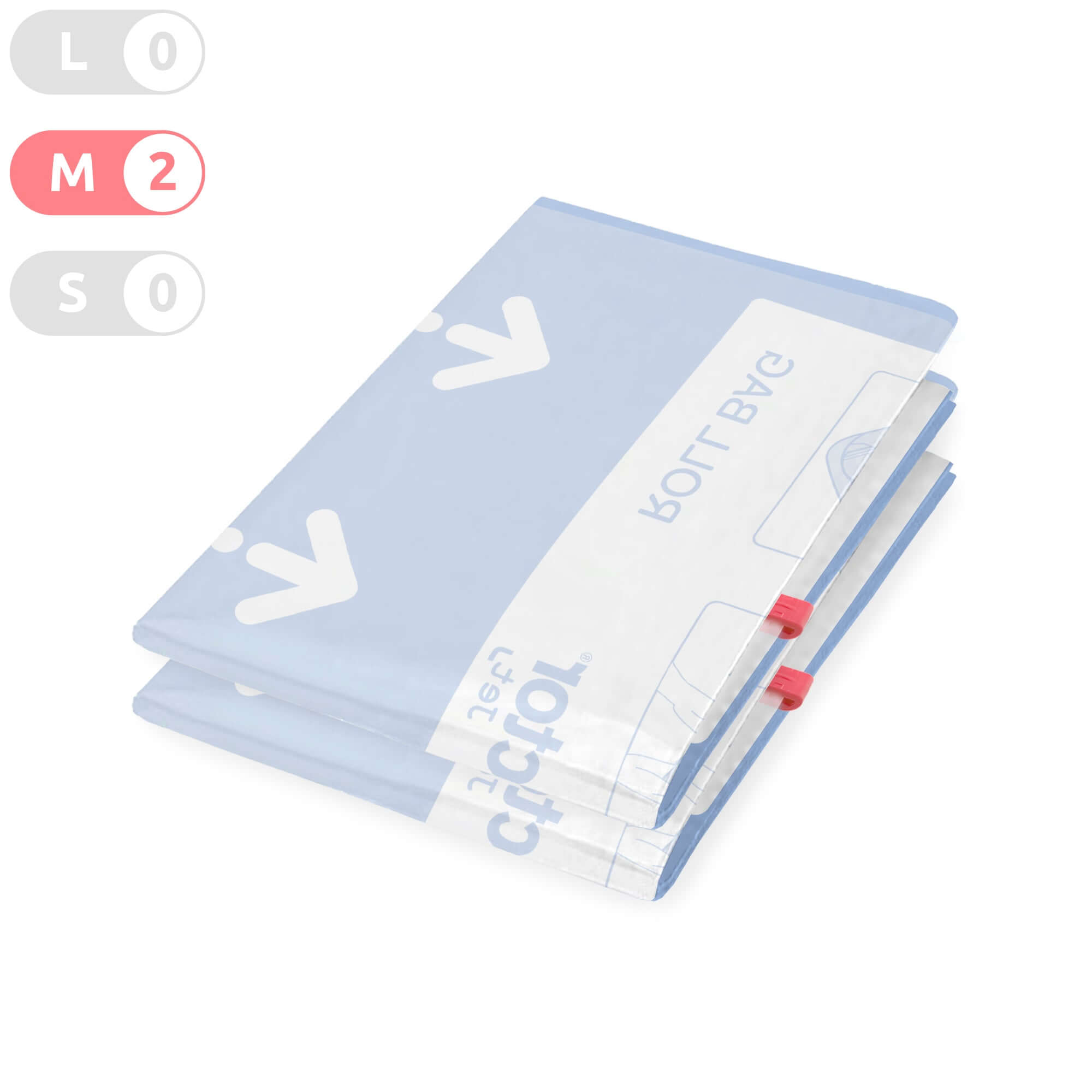 Lot de 2 sacs sous vide de voyage Roll-up