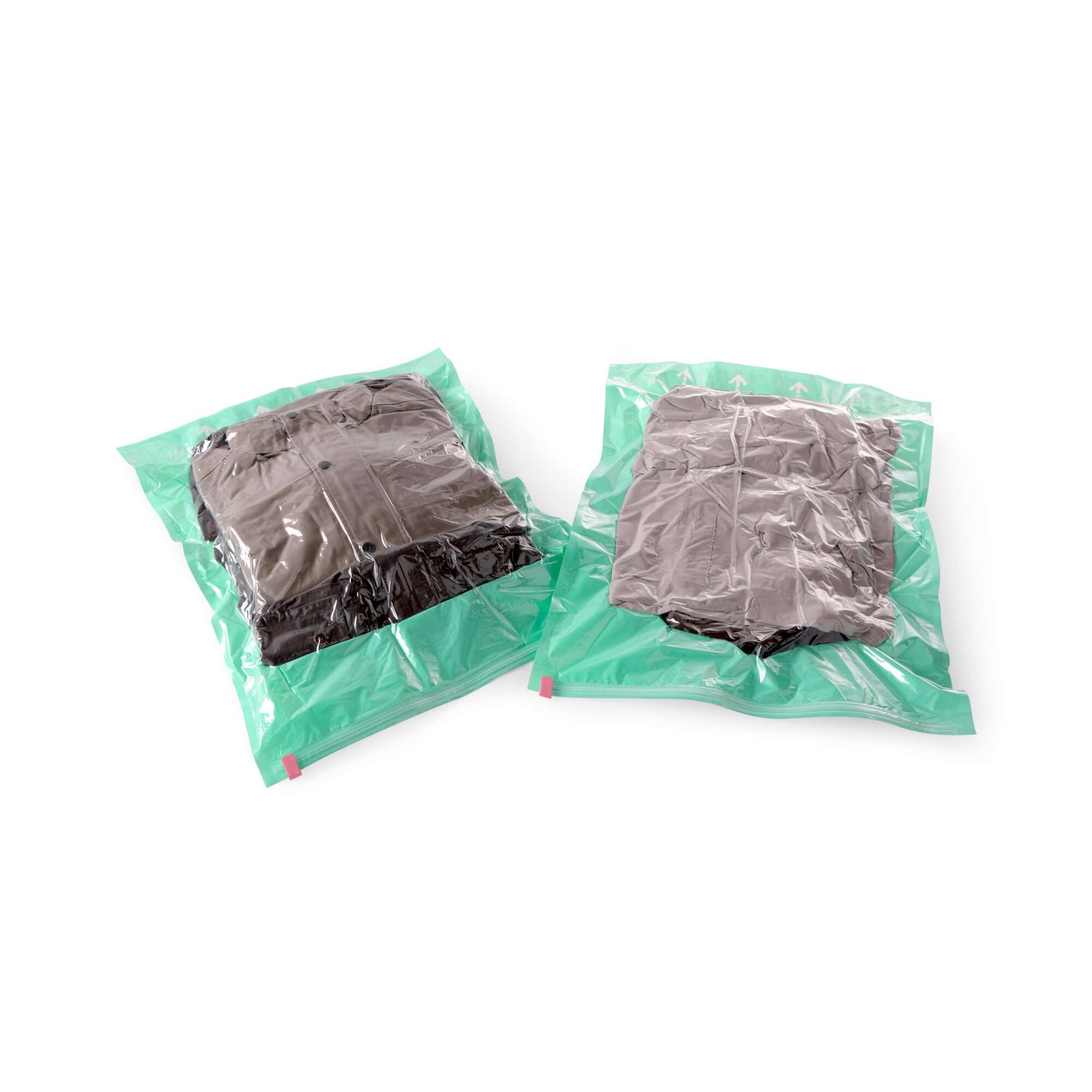 Lot de 6 sacs de rangement sous vide manuels 2S + 2M + 2L Roll-Up