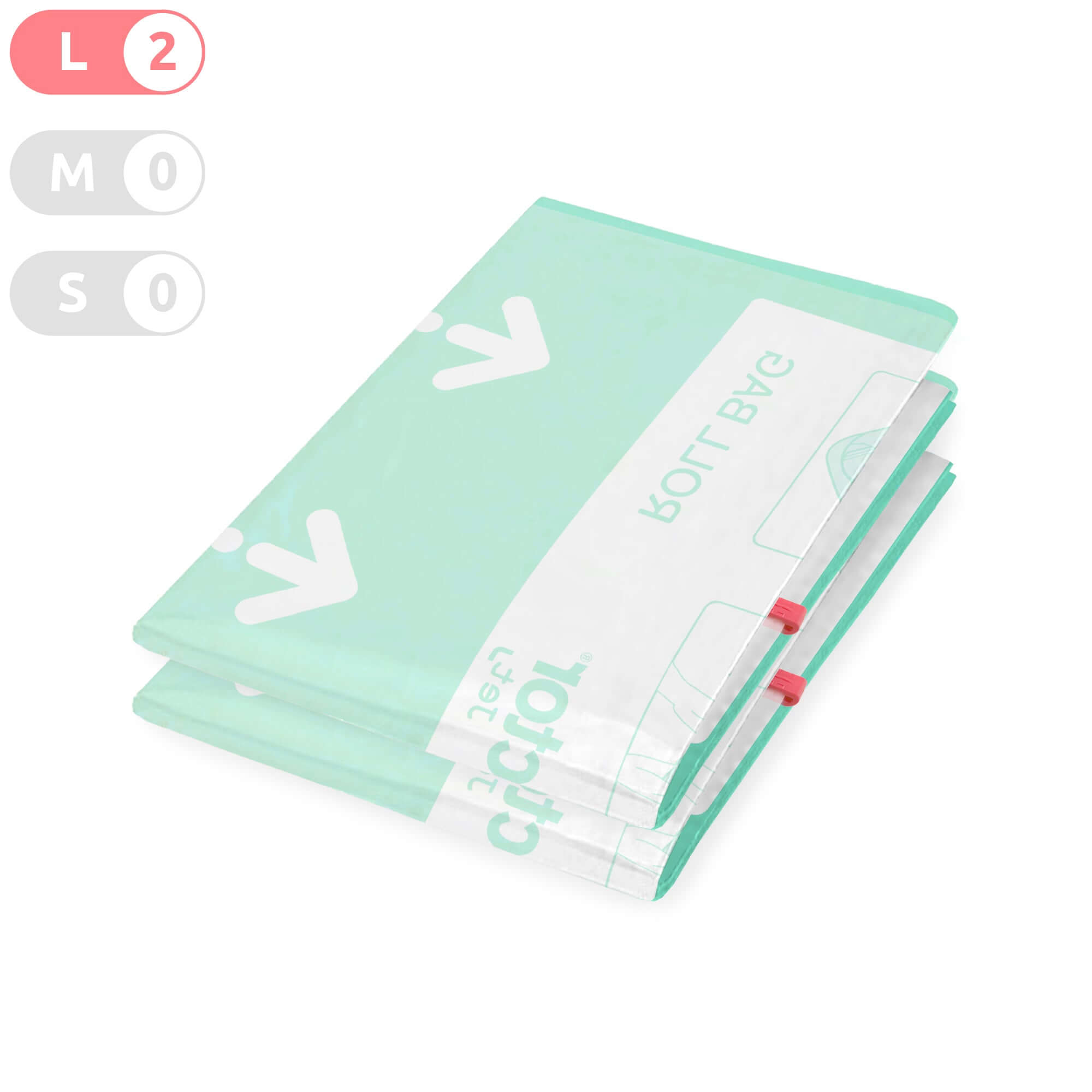 Lot de 2 sacs sous vide de voyage Roll-up