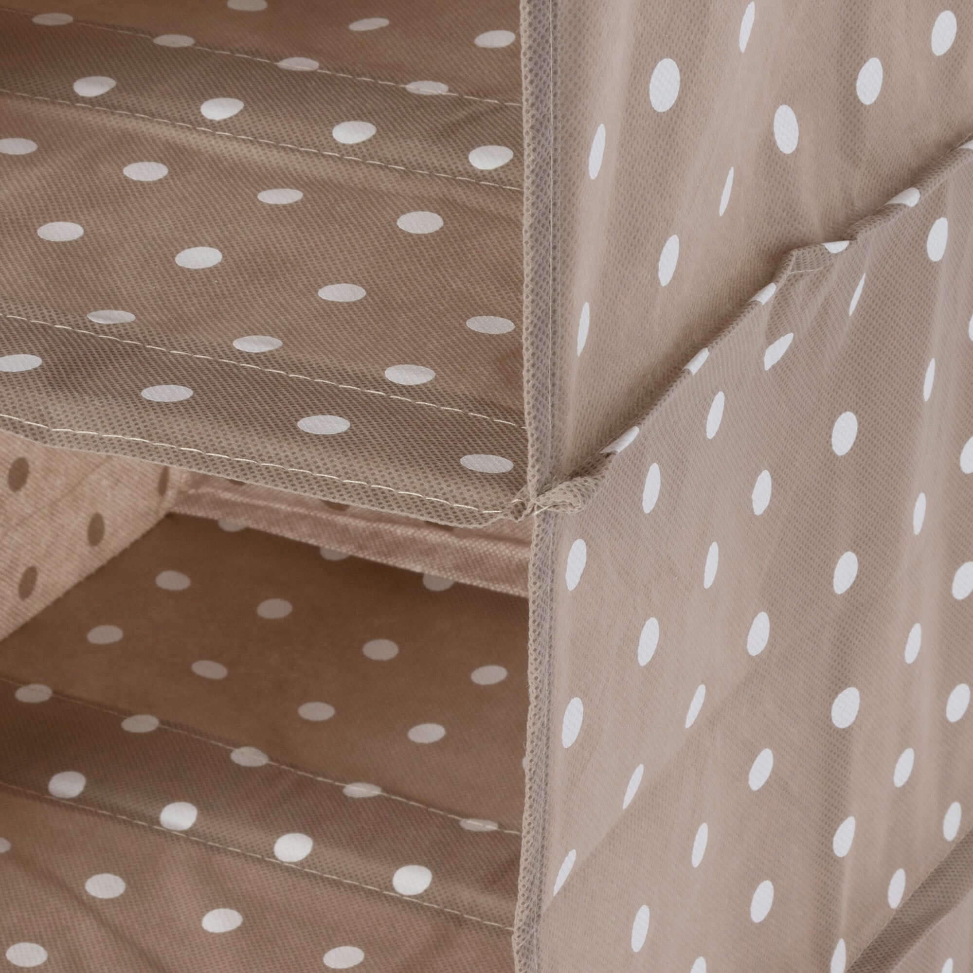 Rivoli taupe 6-tier hanging shelf
