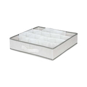 Organizador de cajones Life blanco y gris 16 compartimentos