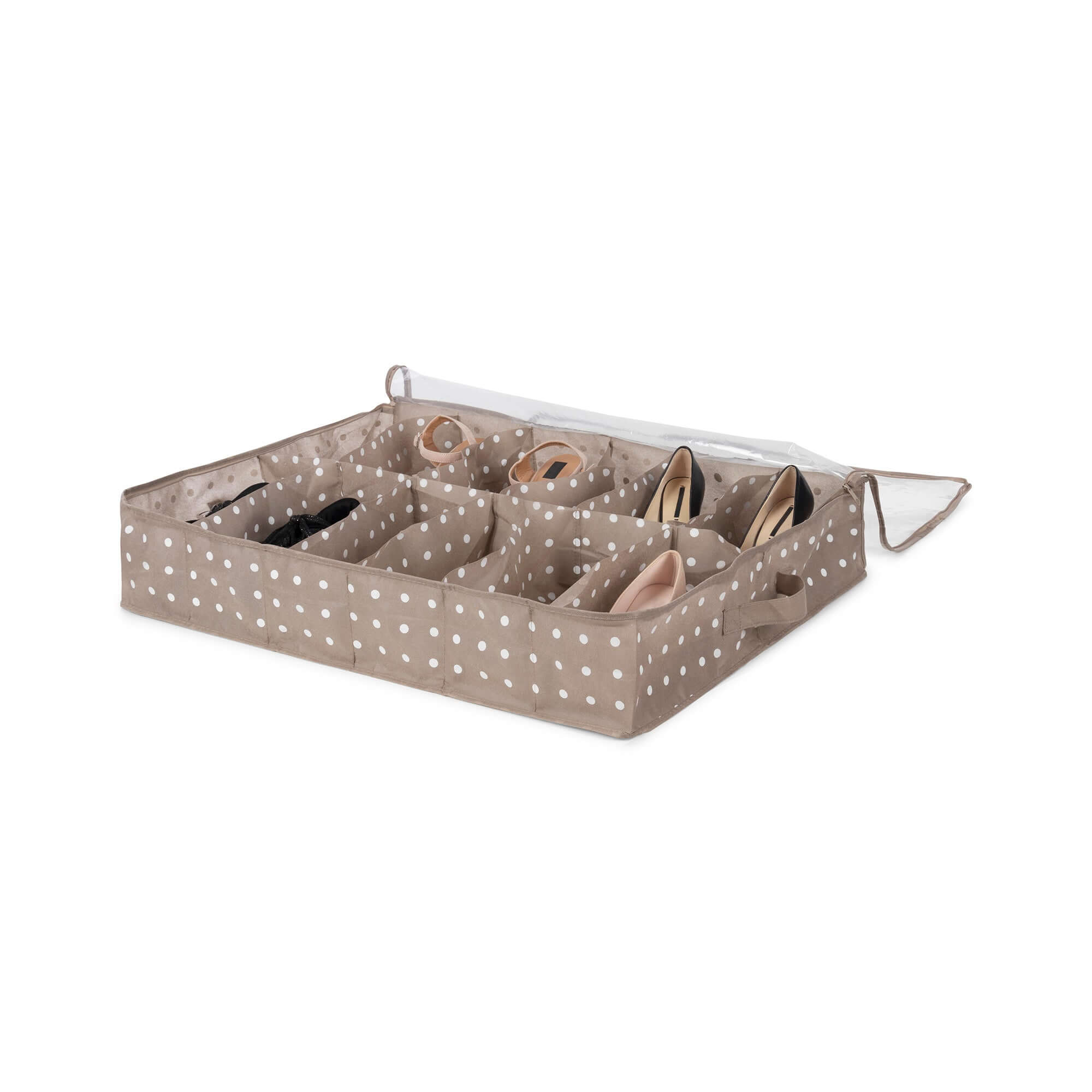 Funda para guardar zapatos para 12 pares Rivoli taupe