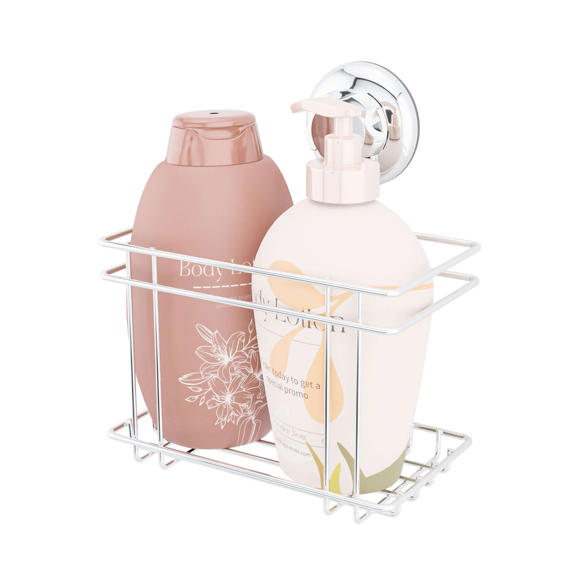 Panier de rangement mural à ventouse Bestlock chrome