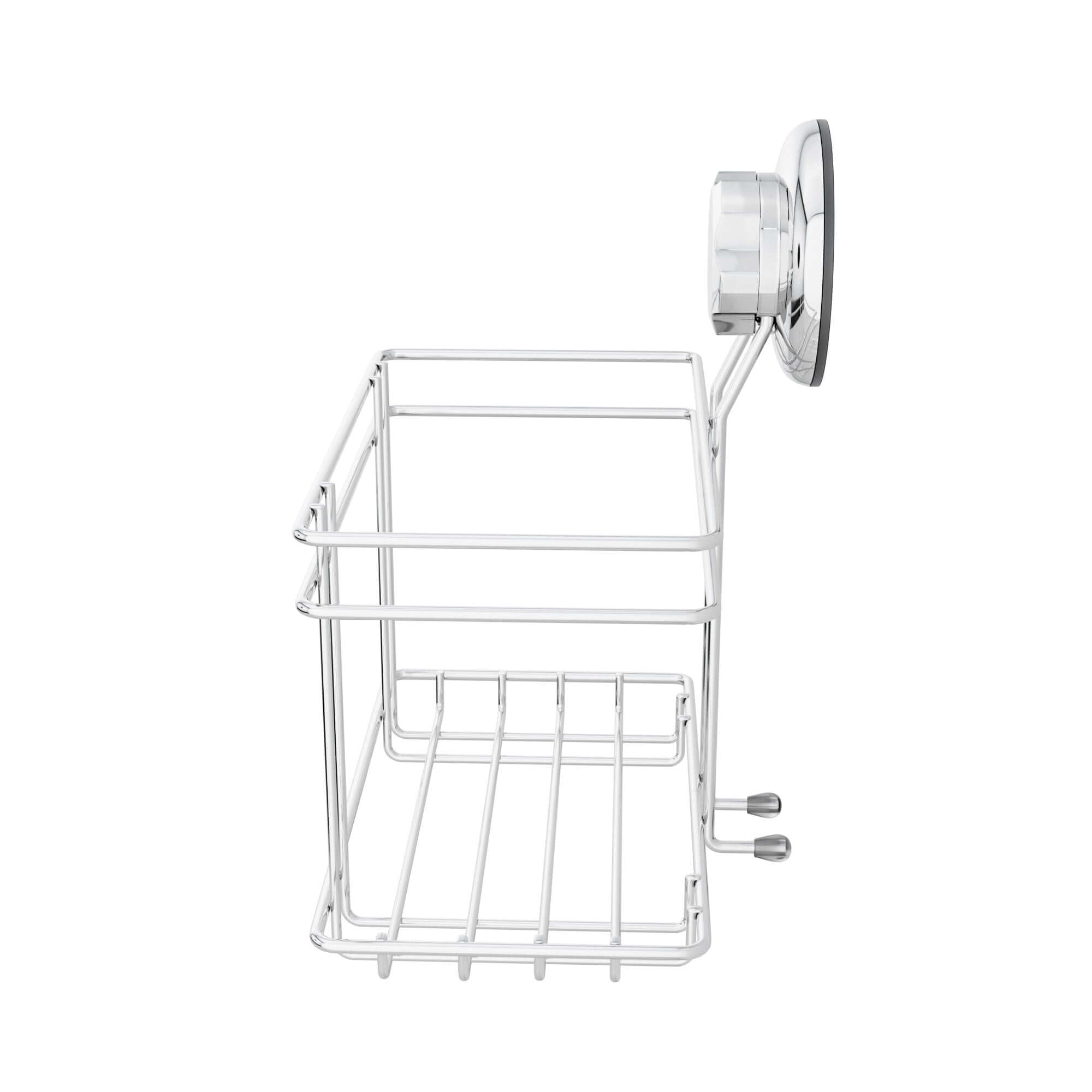 Panier de rangement mural à ventouse Bestlock chrome