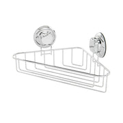 Etagère d'angle à ventouses Bestlock chrome