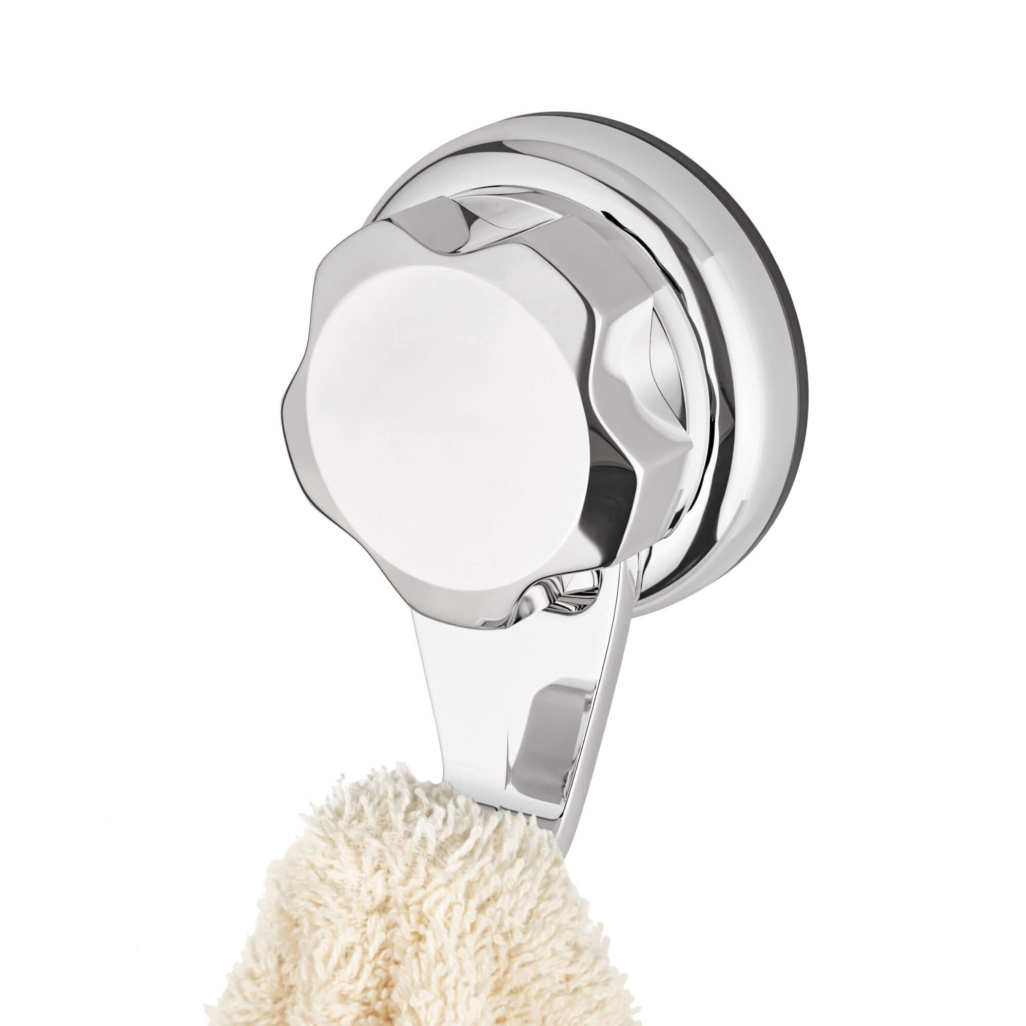 Juego de 4 ganchos de succión cromados Bestlock