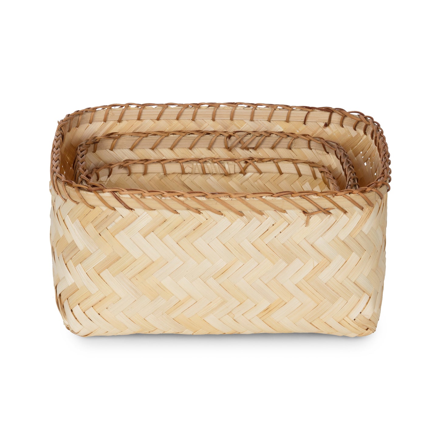 Panier de rangement en bambou Halong L