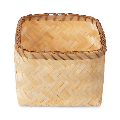 Panier de rangement en bambou Halong M naturel