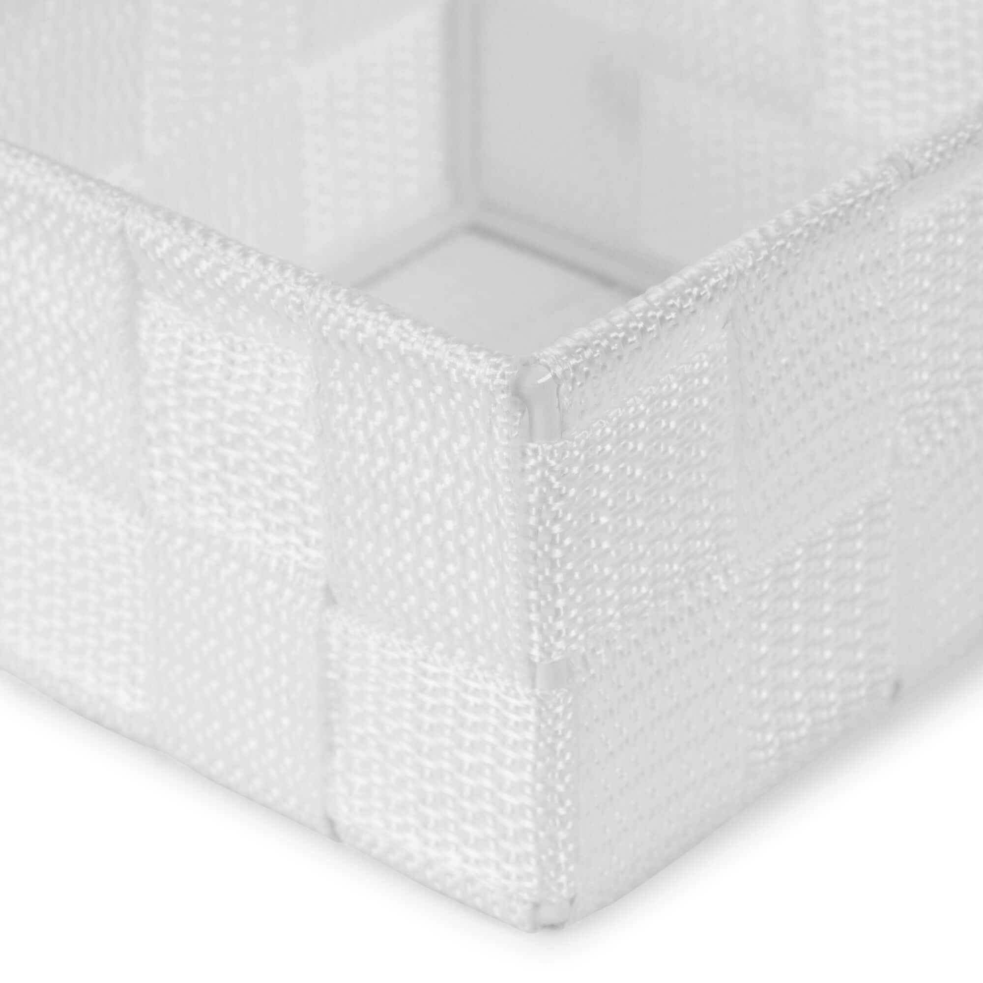 Petit panier de rangement Stan blanc