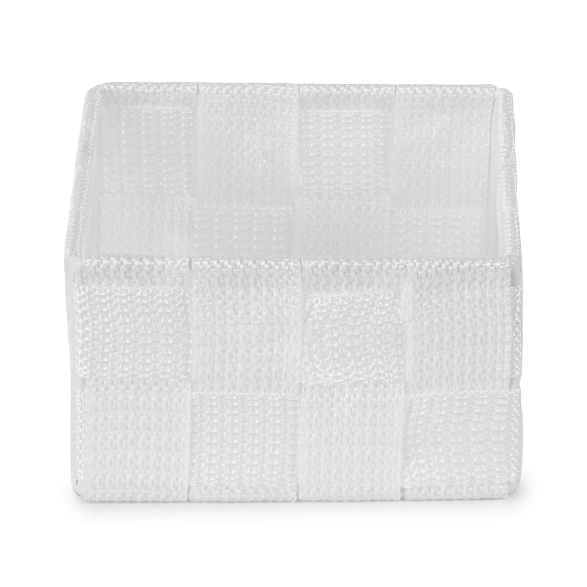 Petit panier de rangement Stan blanc