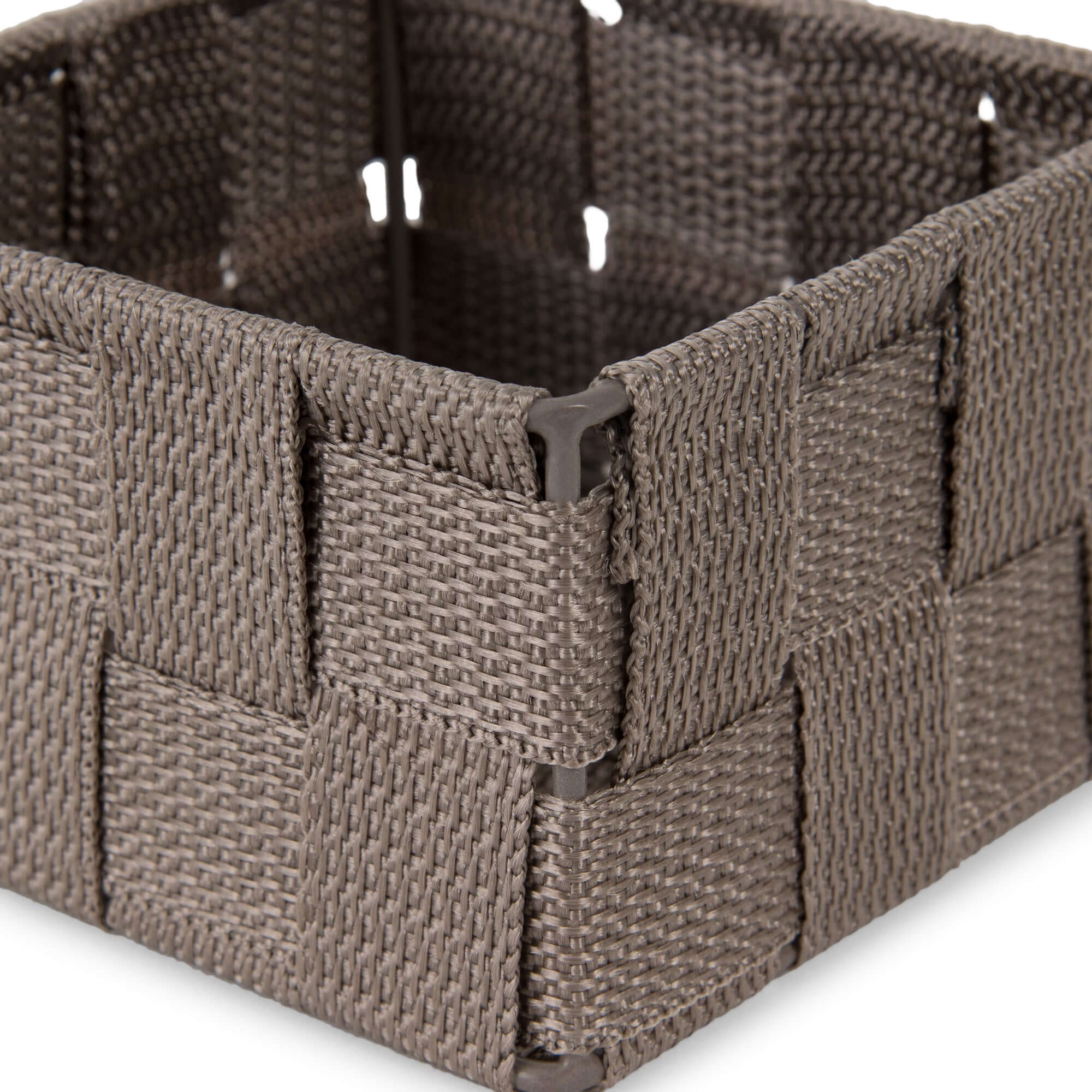 Petit panier de rangement Stan S taupe