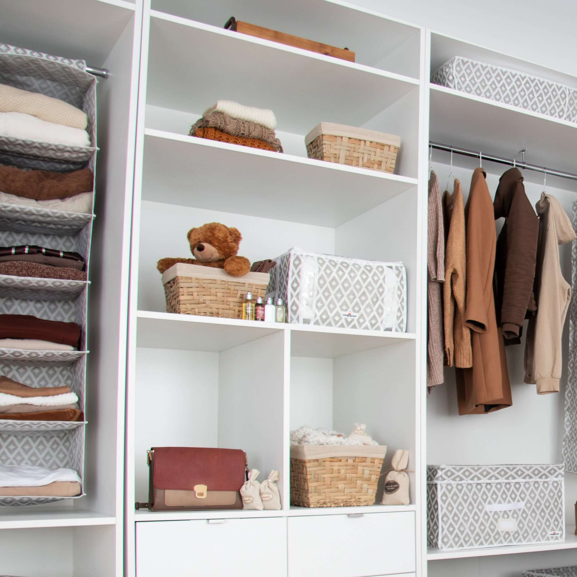 Panier de rangement en jonc de mer Fiesta Taille M