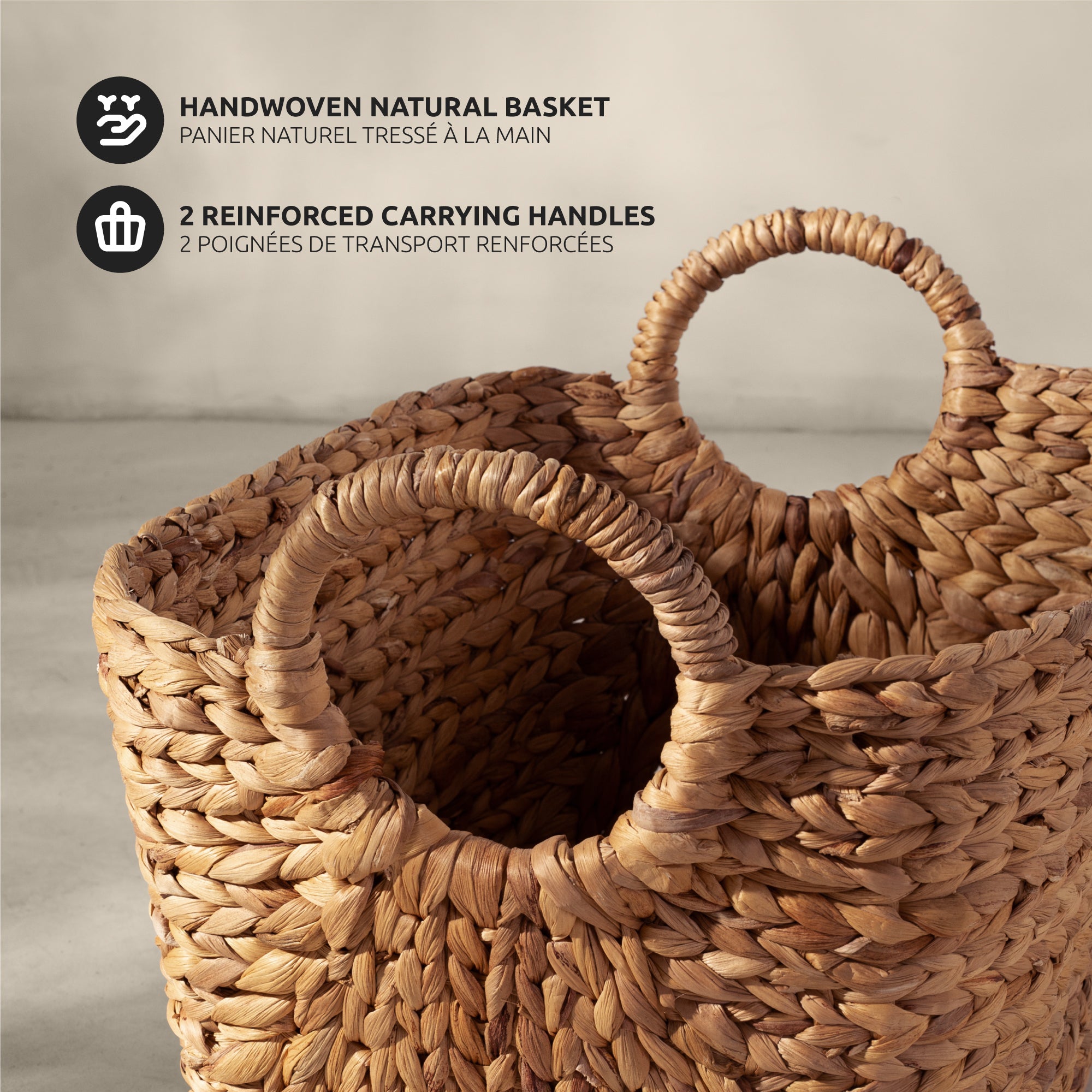 Panier de rangement naturel Caracas