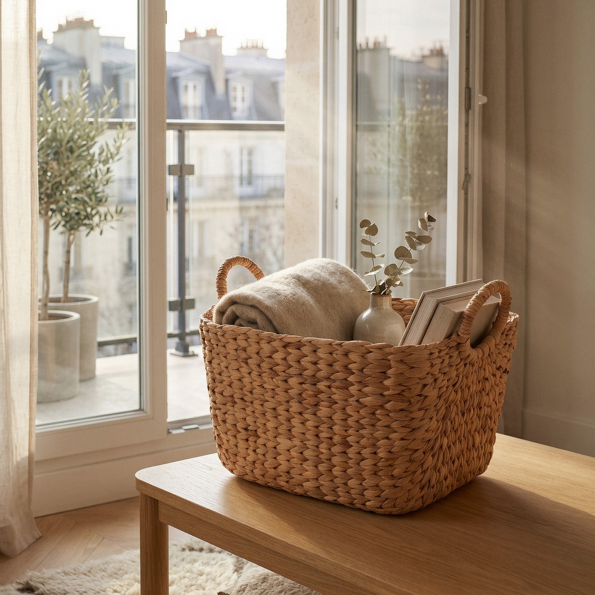 Caracas natural storage basket
